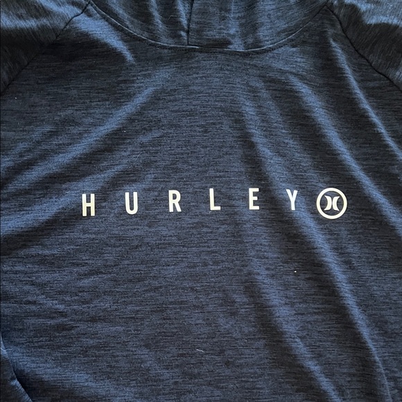 Hurley Dark Blue Long Sleeve Hoodie - Picture 2 of 3